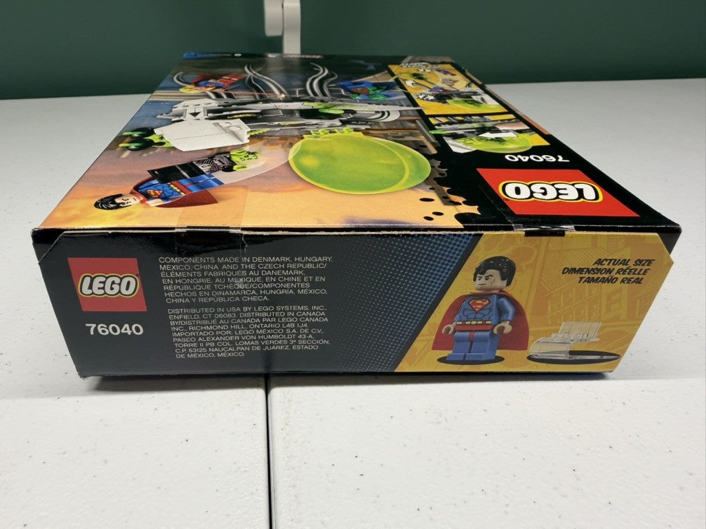 LEGO DC Comics Super Heroes Brainiac Attack 76040 NISB Good Condition