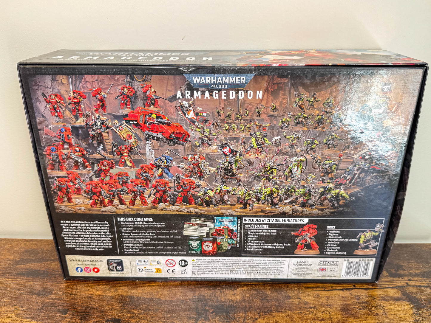 Armageddon Box Set Blood Angels / Orks Warhammer 40K Games Workshop Unit #275