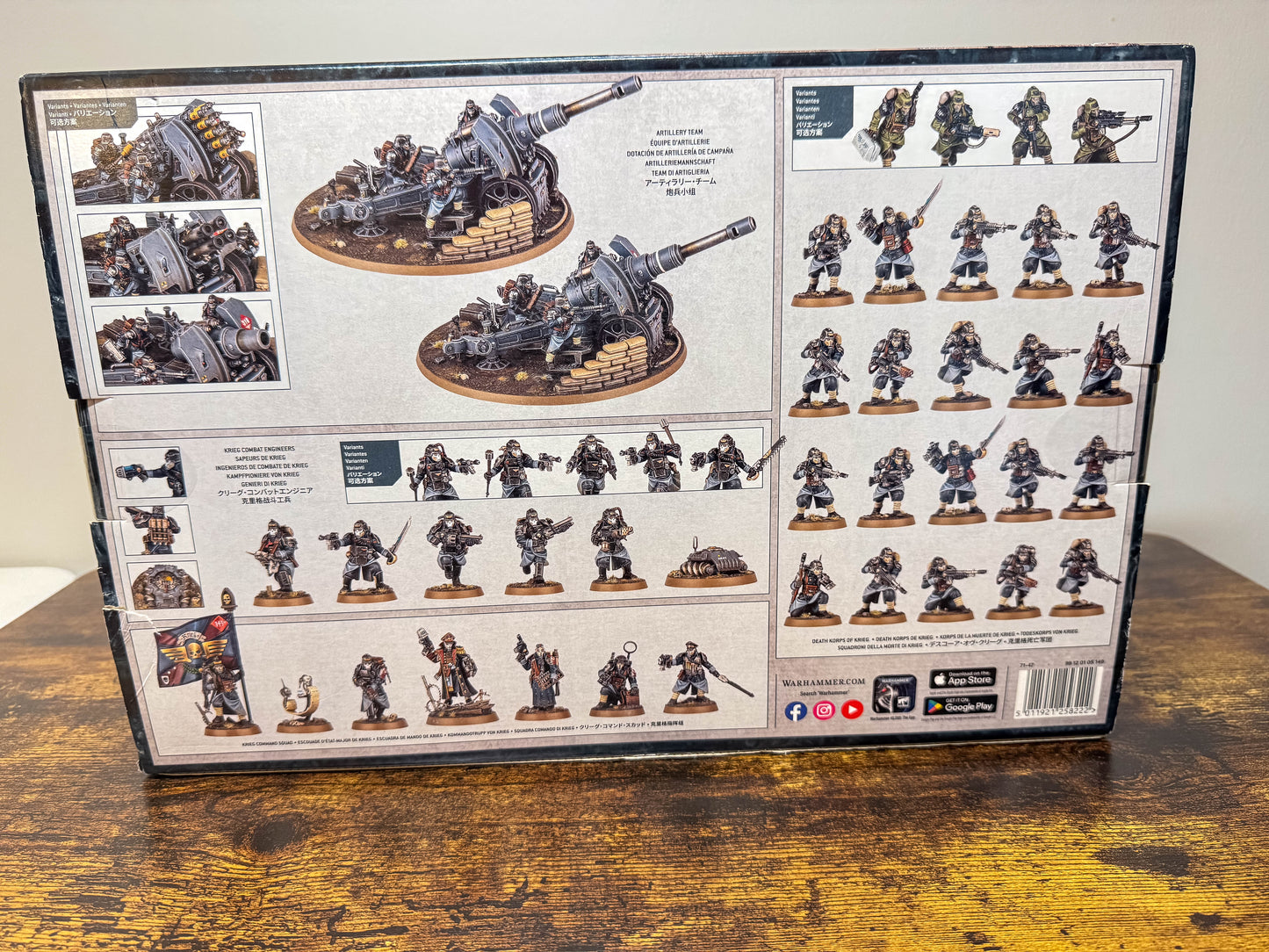 Krieg Siege Platoon Battleforce Astra Militarum Warhammer 40K Games Workshop Unit #313