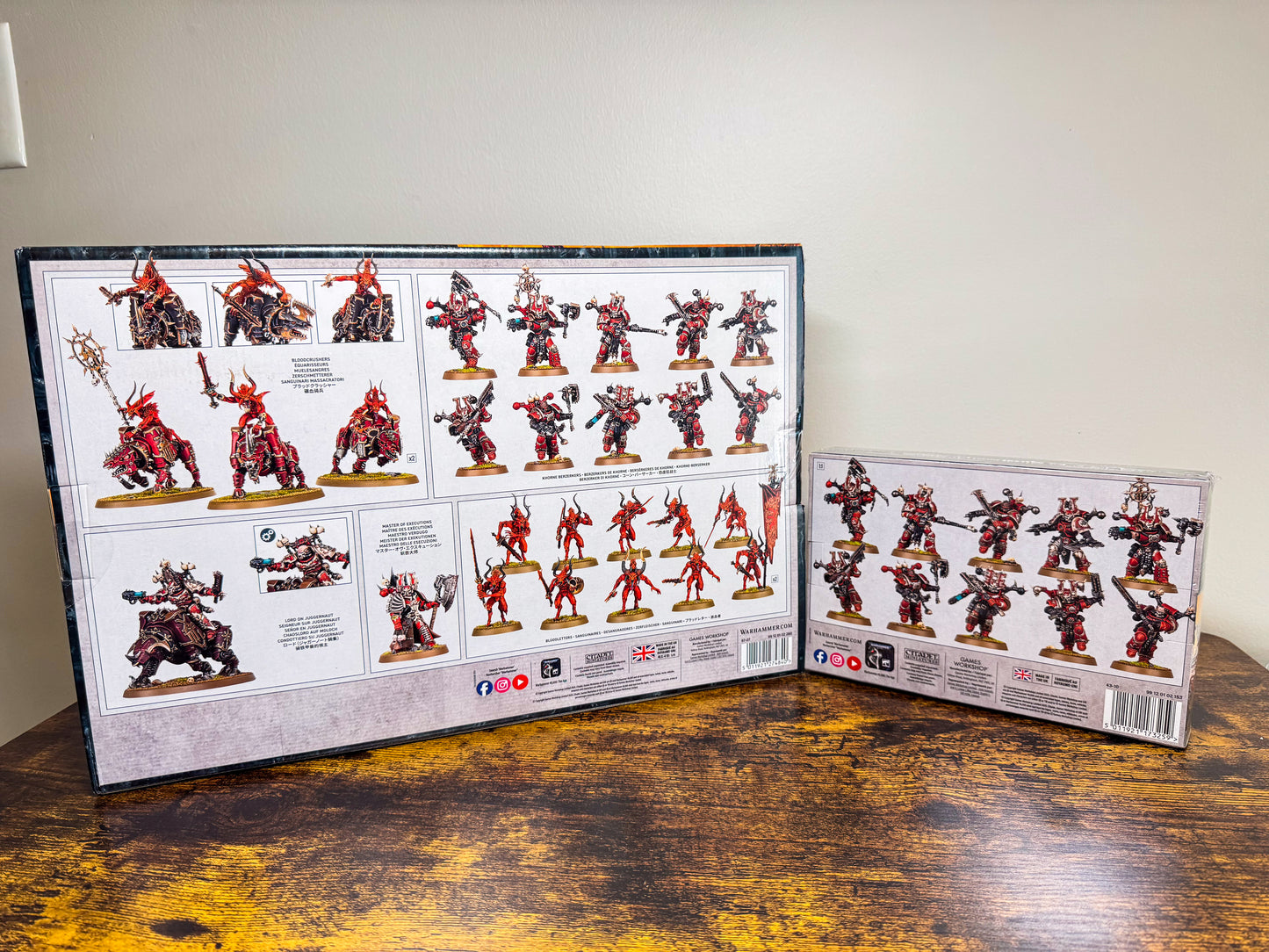 Khorne Daemonkin + Khorne Berzerkers World Eaters Army Lot Warhammer 40K Unit #432