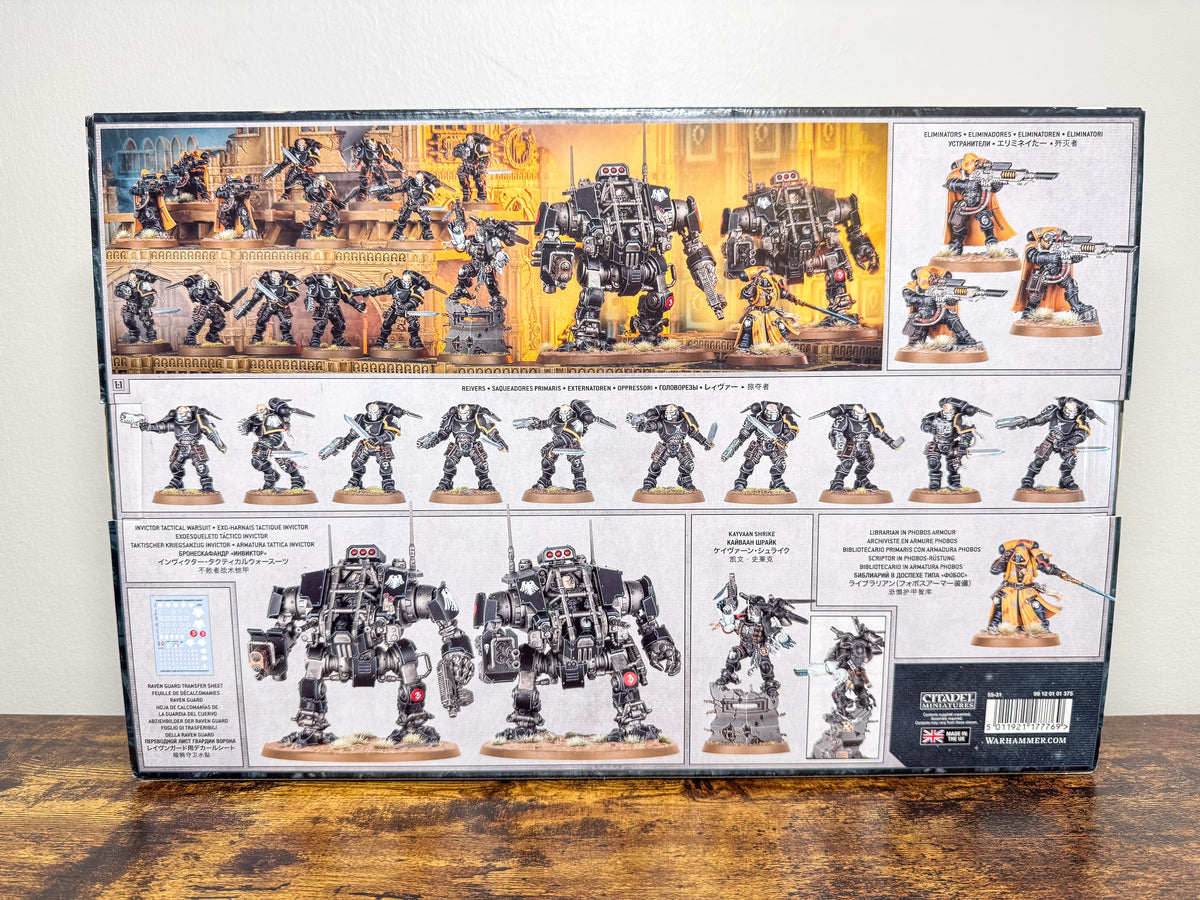 Ravenstrike Battle Force Raven Guard Warhammer 40K Games Workshop Unit #461