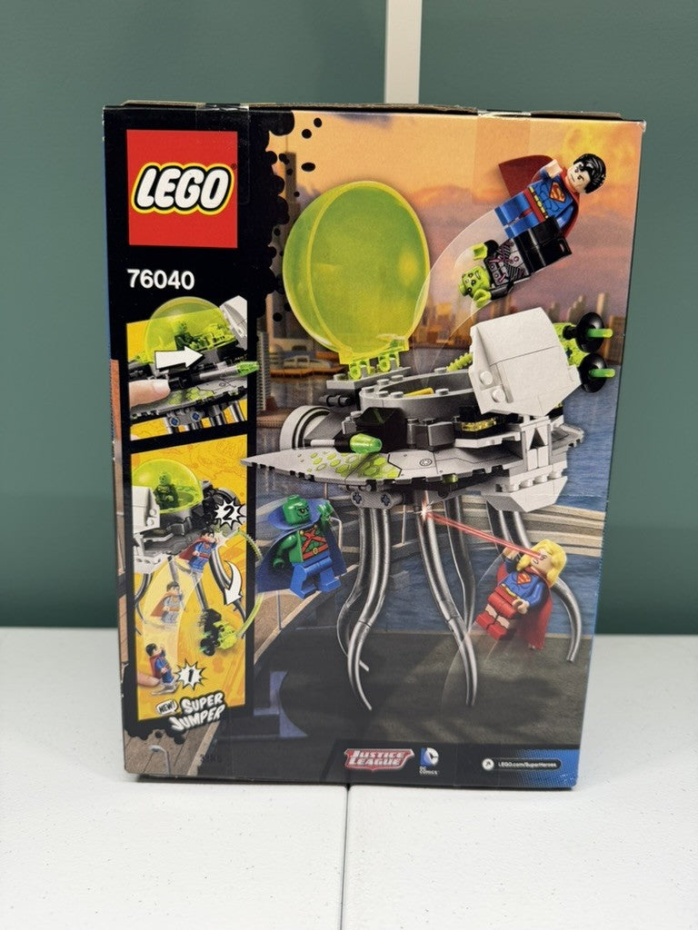 LEGO DC Comics Super Heroes Brainiac Attack 76040 NISB Good Condition