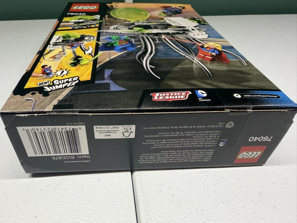 LEGO DC Comics Super Heroes Brainiac Attack 76040 NISB Good Condition