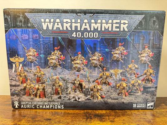 Auric Champions Battleforce Adeptus Custodes Warhammer 40K Games Workshop Unit #318