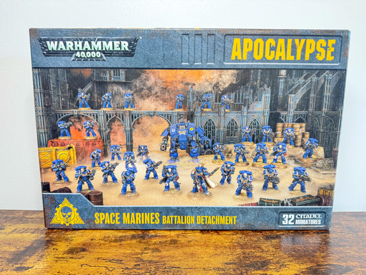 Apocalypse Space Marine Battalion Space Marines Warhammer 40K Games Workshop Unit #383