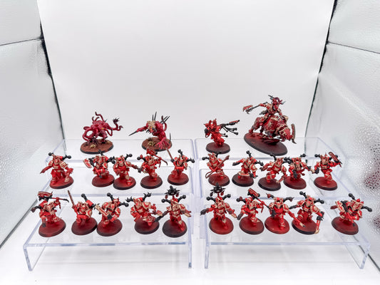 Khorne Berzerkers Lord Invocatus Chaos Spawn World Eaters Army Lot Warhammer 40K Unit #462