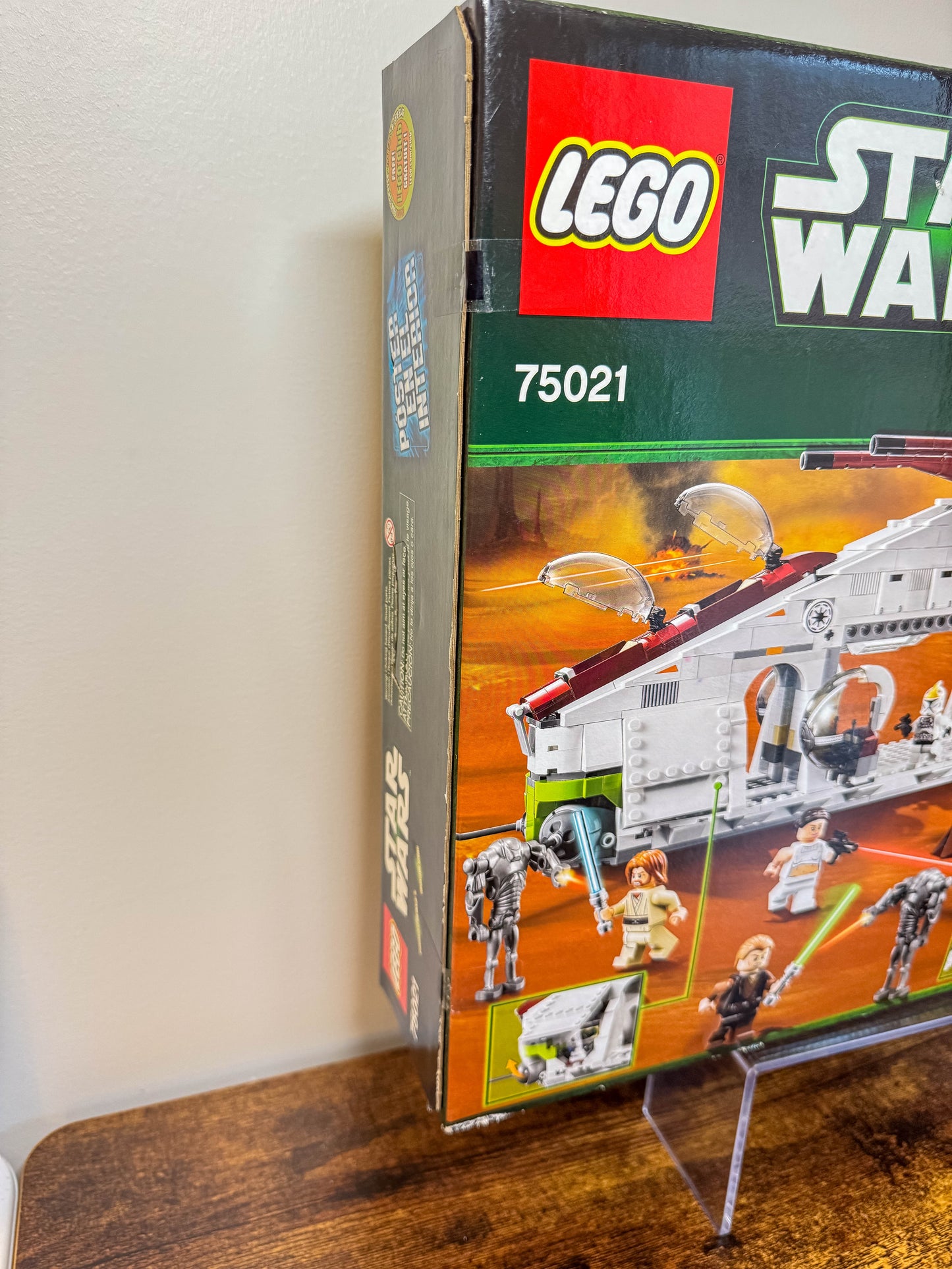 LEGO Star Wars Episode II Republic Gunship 75021 New in Sealed Box