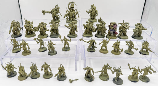 Plague Marines + Characters / Leaders + Poxwalkers Death Guard Lot Warhammer 40k