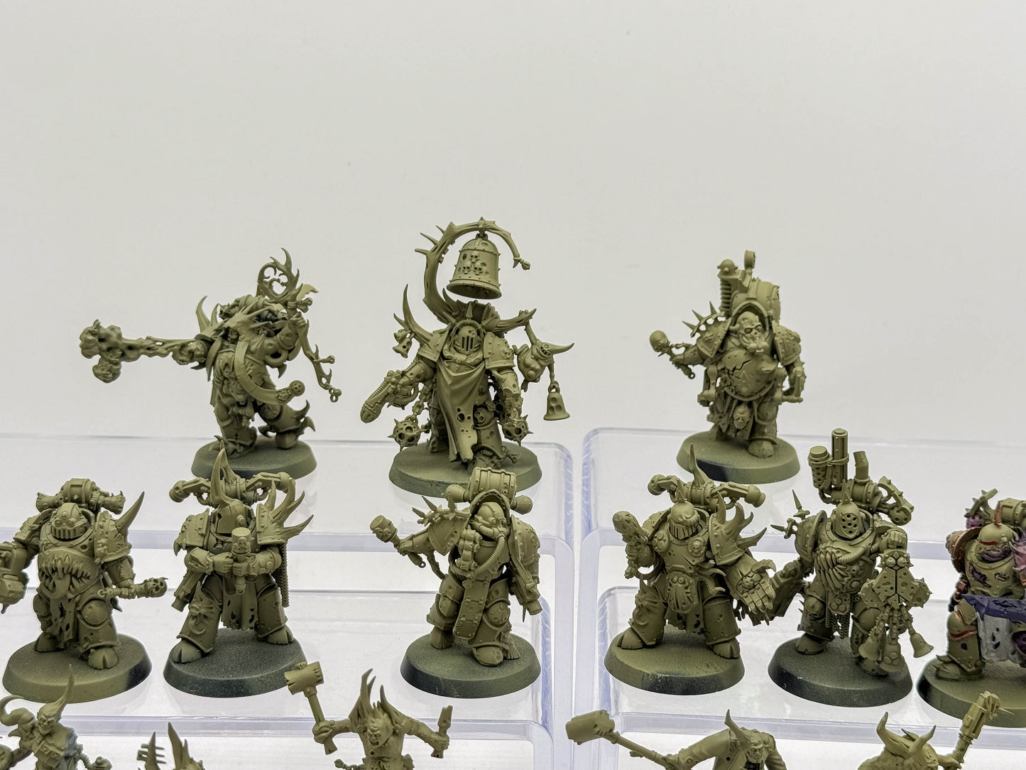 Plague Marines + Characters / Leaders + Poxwalkers Death Guard Lot Warhammer 40k