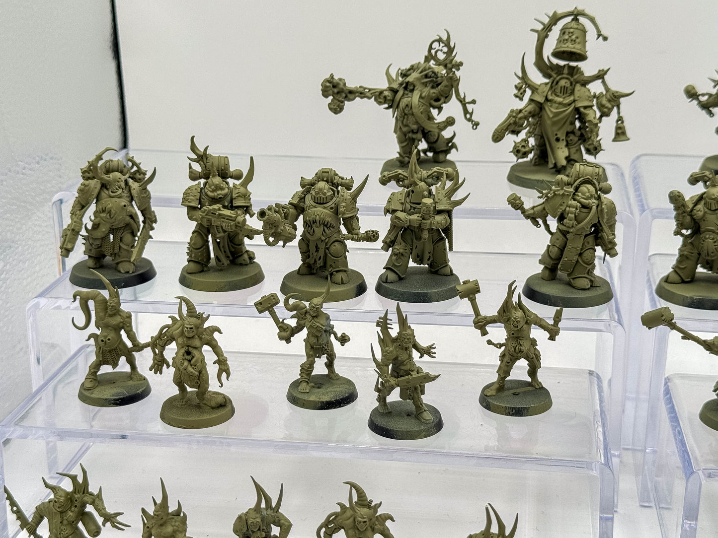Plague Marines + Characters / Leaders + Poxwalkers Death Guard Lot Warhammer 40k