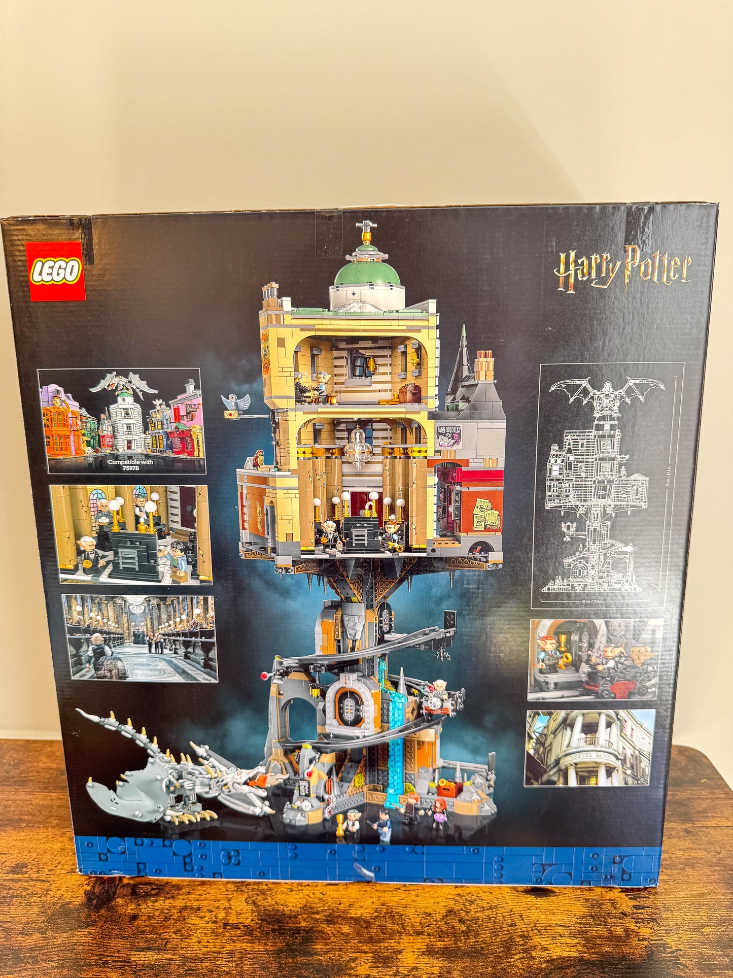 LEGO Harry Potter Gringotts Wizarding Bank 76417 New Factory Sealed