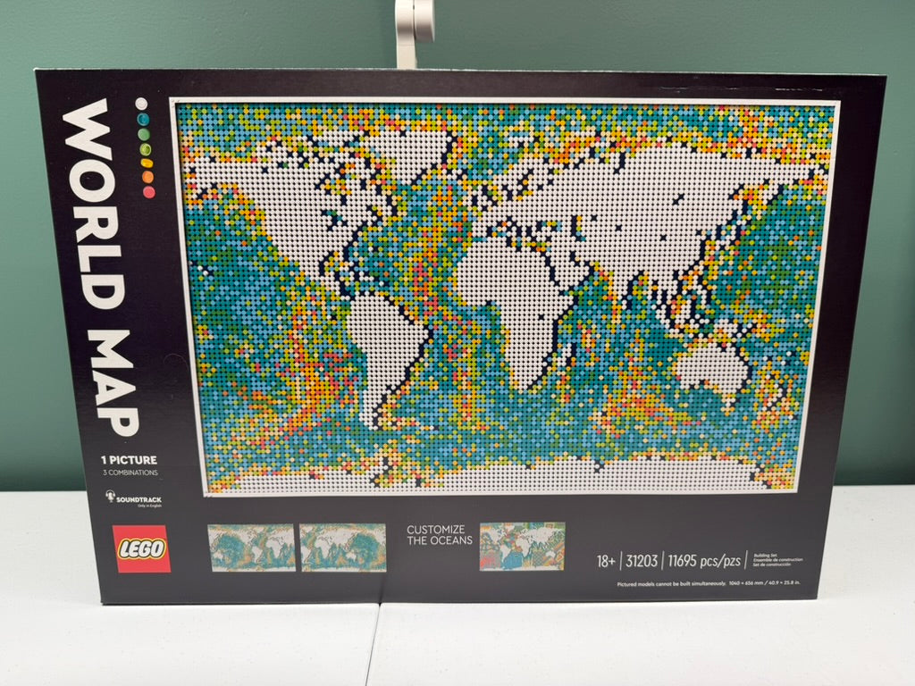 LEGO Art World Map 31203 New In Factory Sealed Box