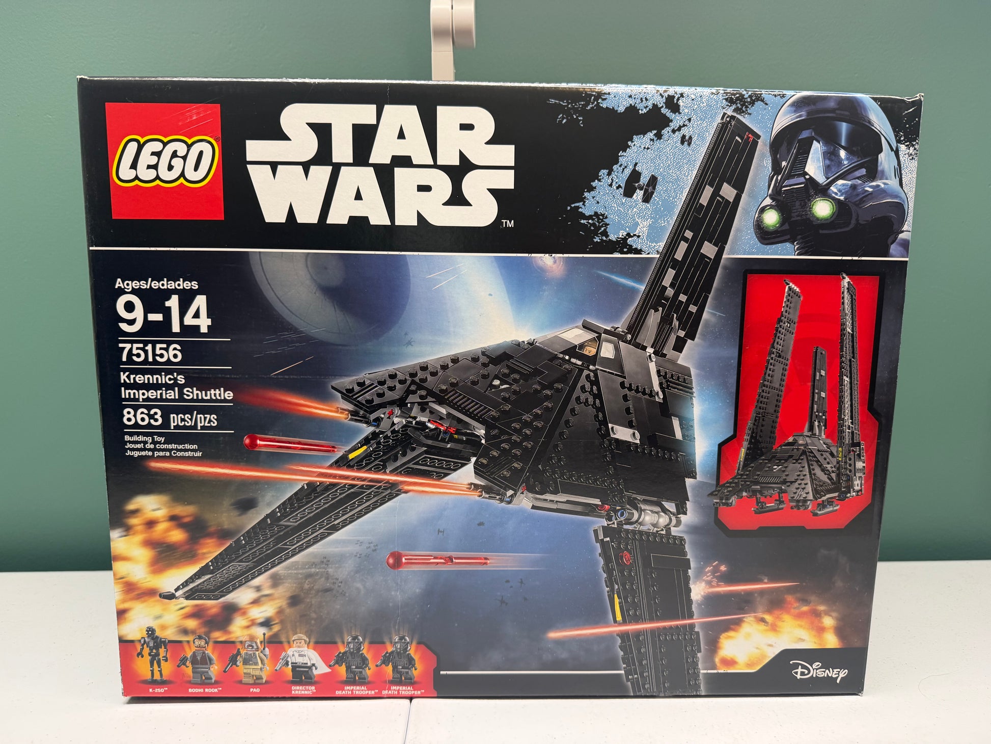 LEGO Star Wars Krennic's Imperial Shuttle 75156 New In Sealed Box Good Condition