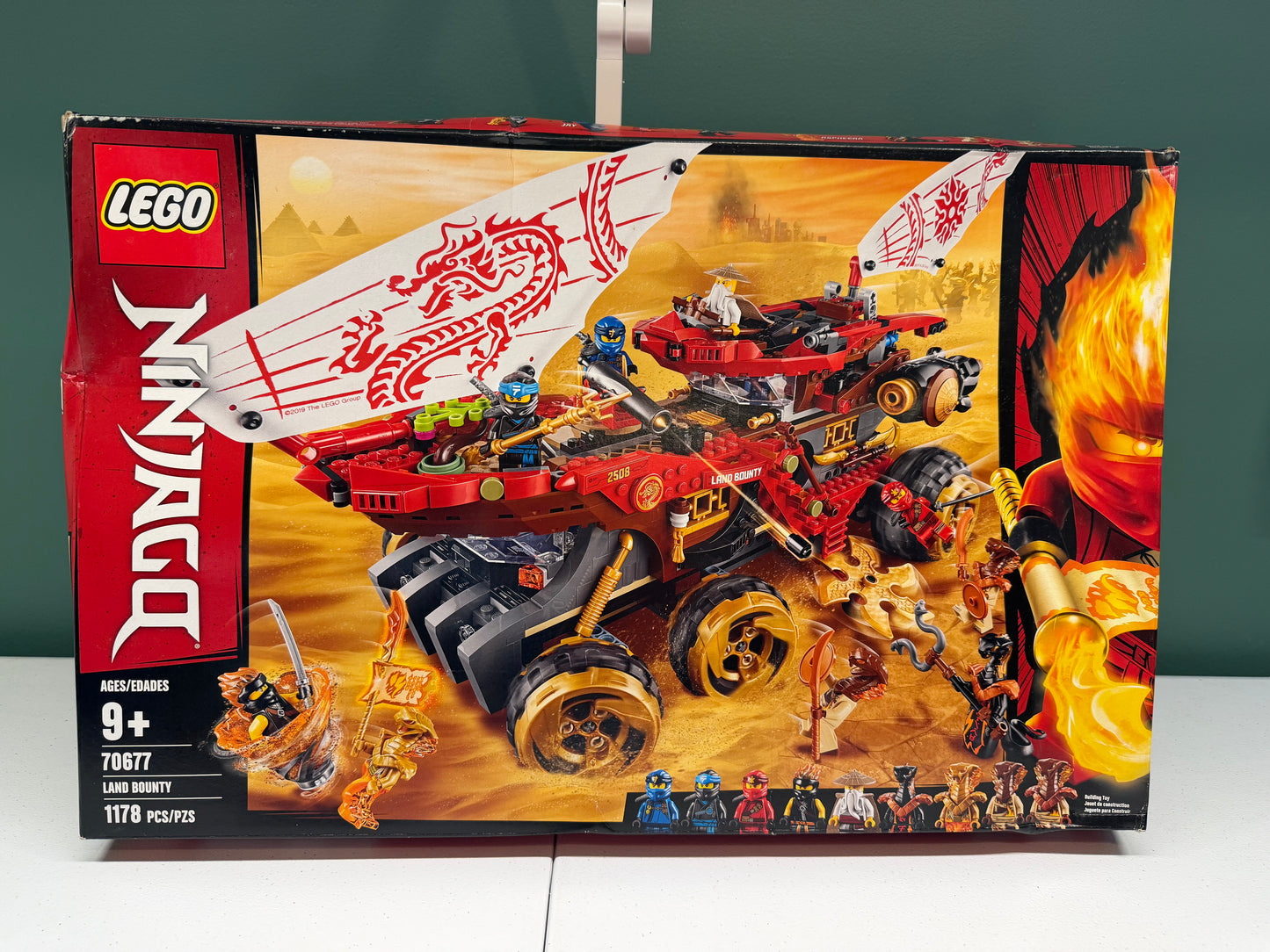 LEGO NINJAGO Land Bounty 70677 New In Sealed Dented Box