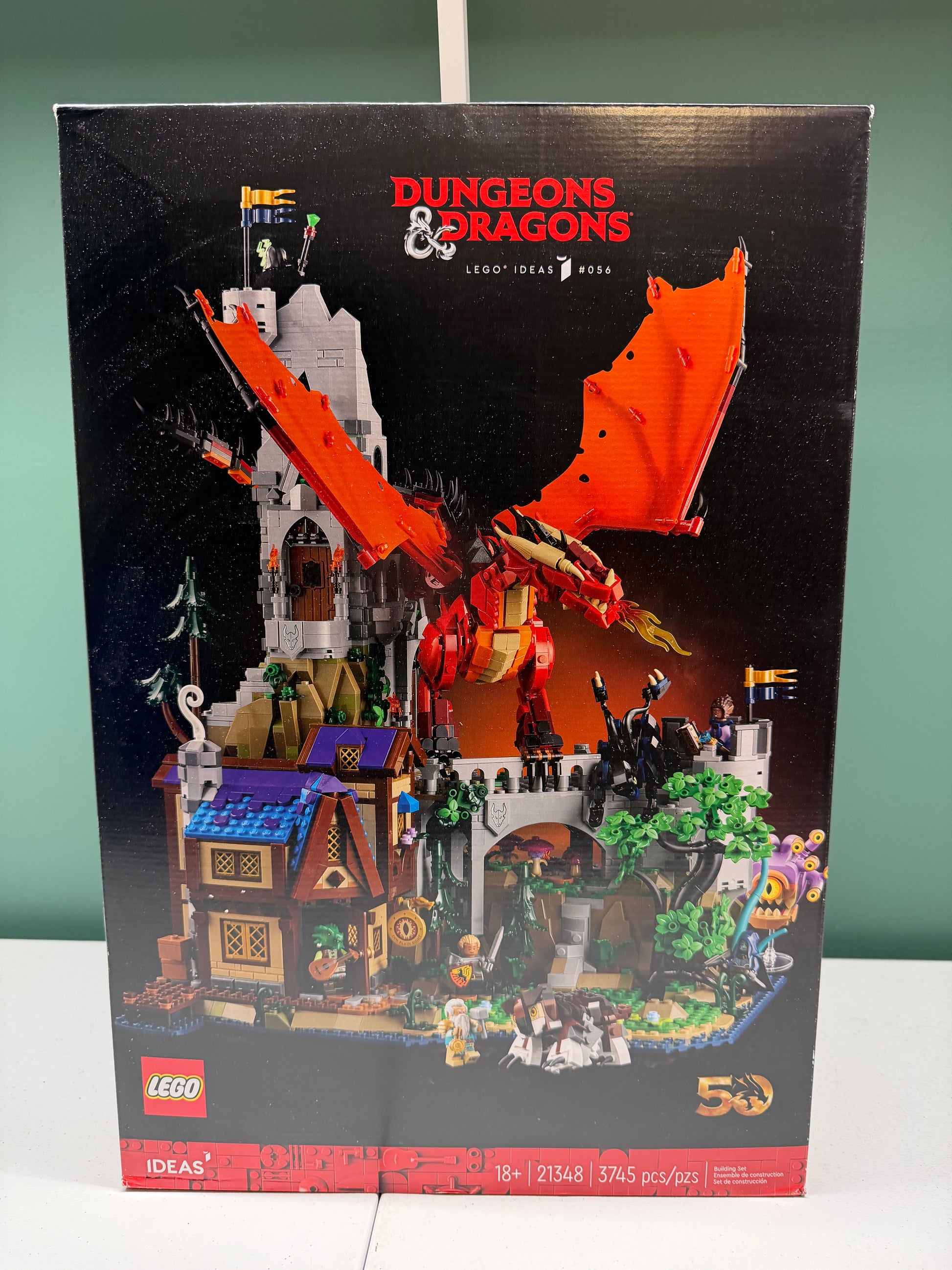 LEGO Ideas Dungeons & Dragons: Red Dragon's Tale 21348 NISB Excellent Condition