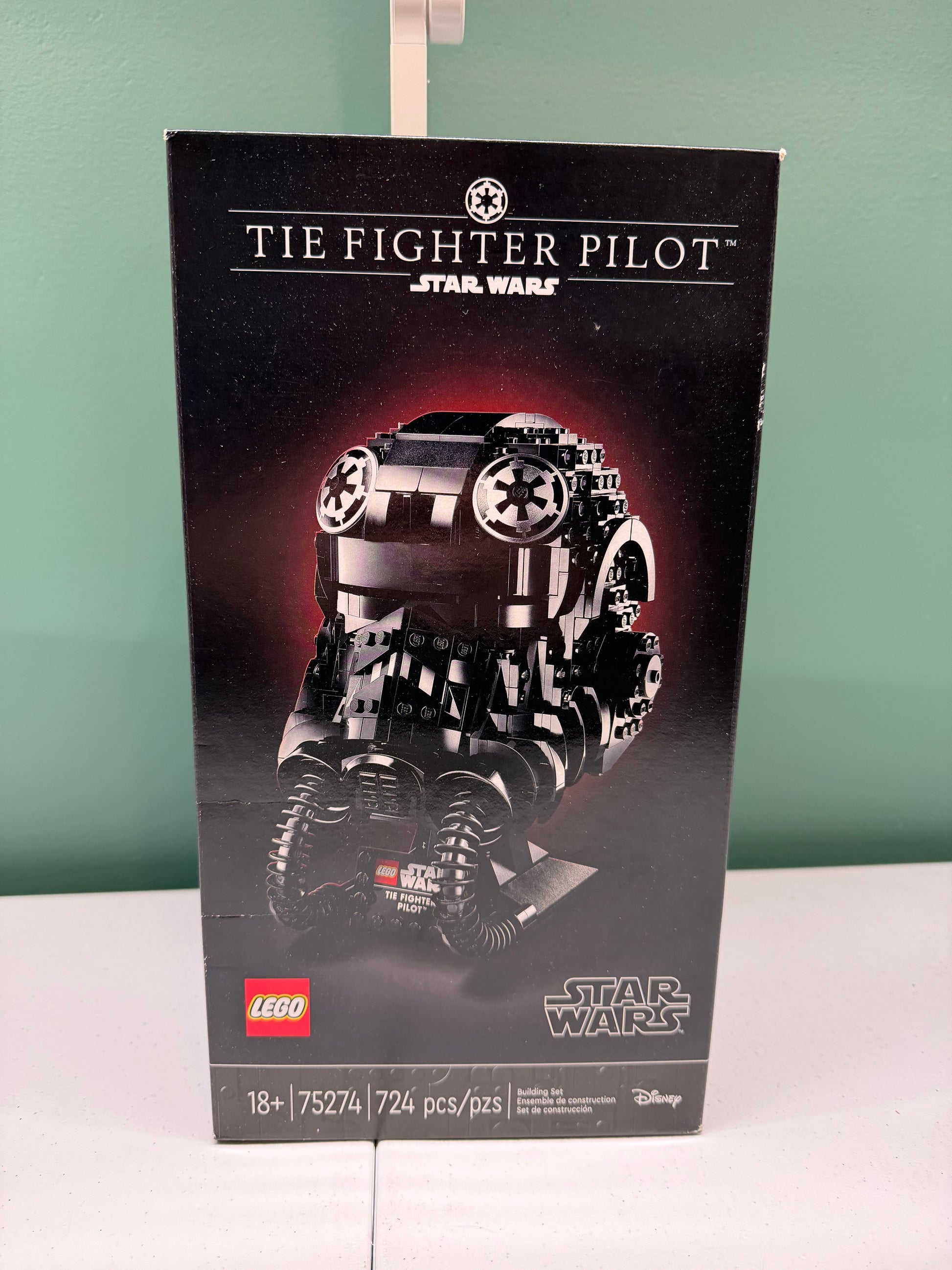 LEGO Star Wars TIE Fighter Pilot Helmet 75274 New In Sealed Box Great Condition