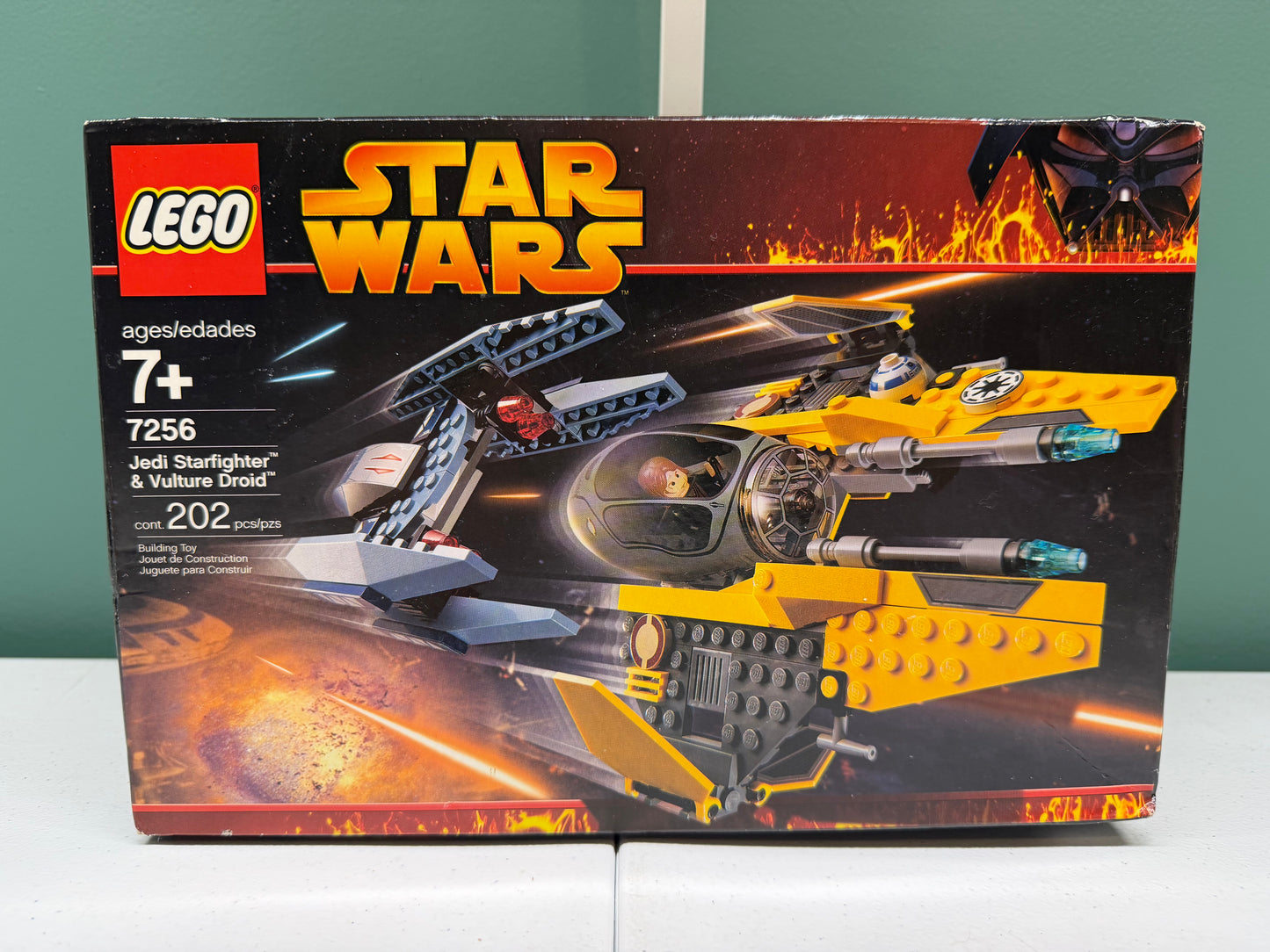 LEGO Star Wars Jedi Starfighter & Vulture Droid 7256 NISB Good Condition