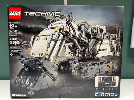 LEGO Technic Liebherr R 9800 42100 New In Sealed Box Good Condition