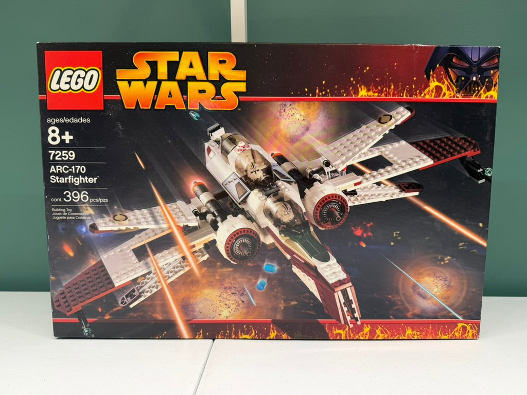 LEGO Star Wars ARC-170 Starfighter 7259 NISB Great Condition!