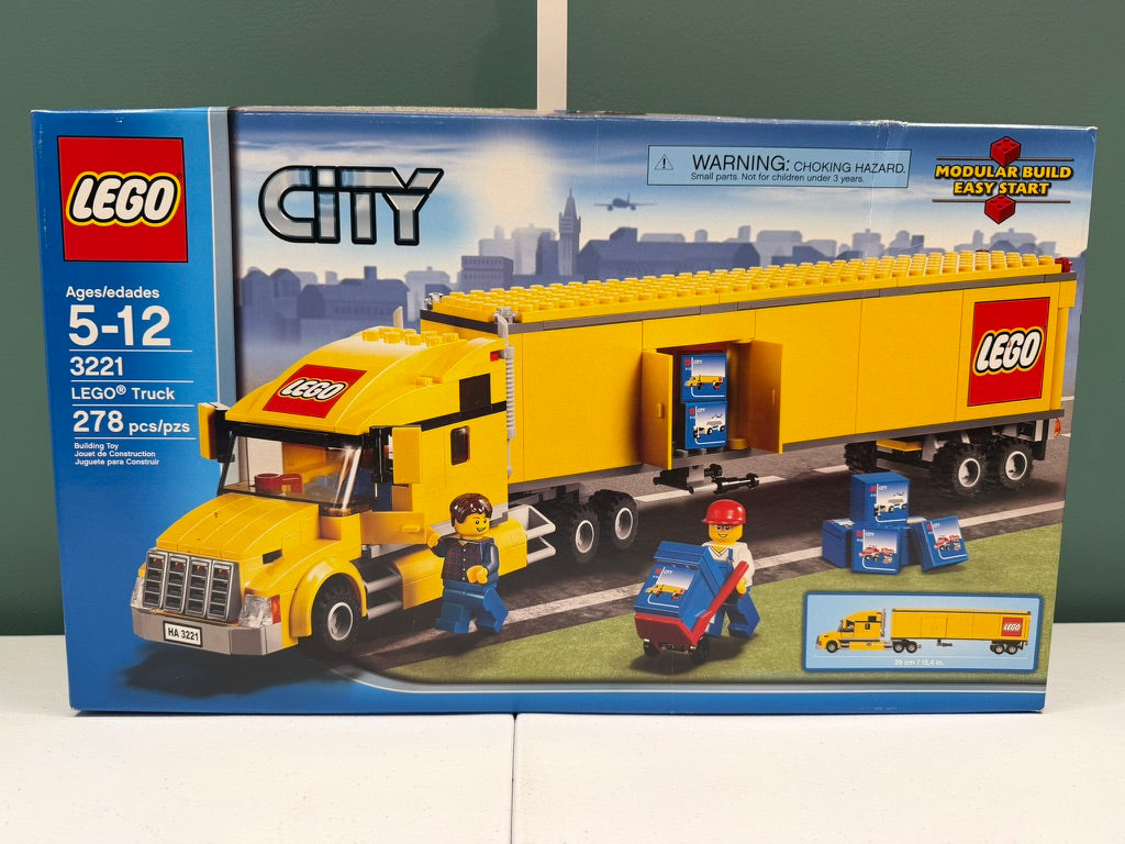 LEGO City LEGO Truck 3221 New In Sealed Box Good Condition!