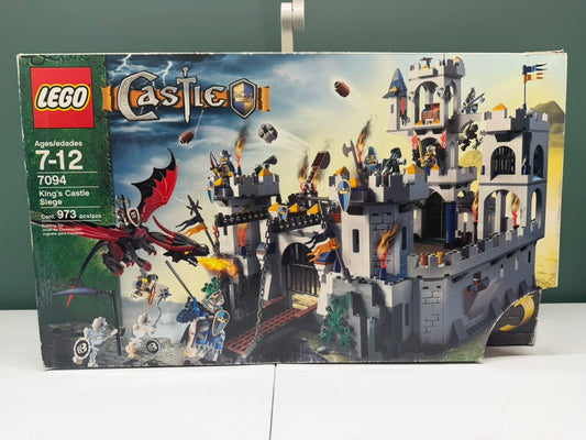 LEGO King's Castle Siege 7094 Open Box All Bags Sealed