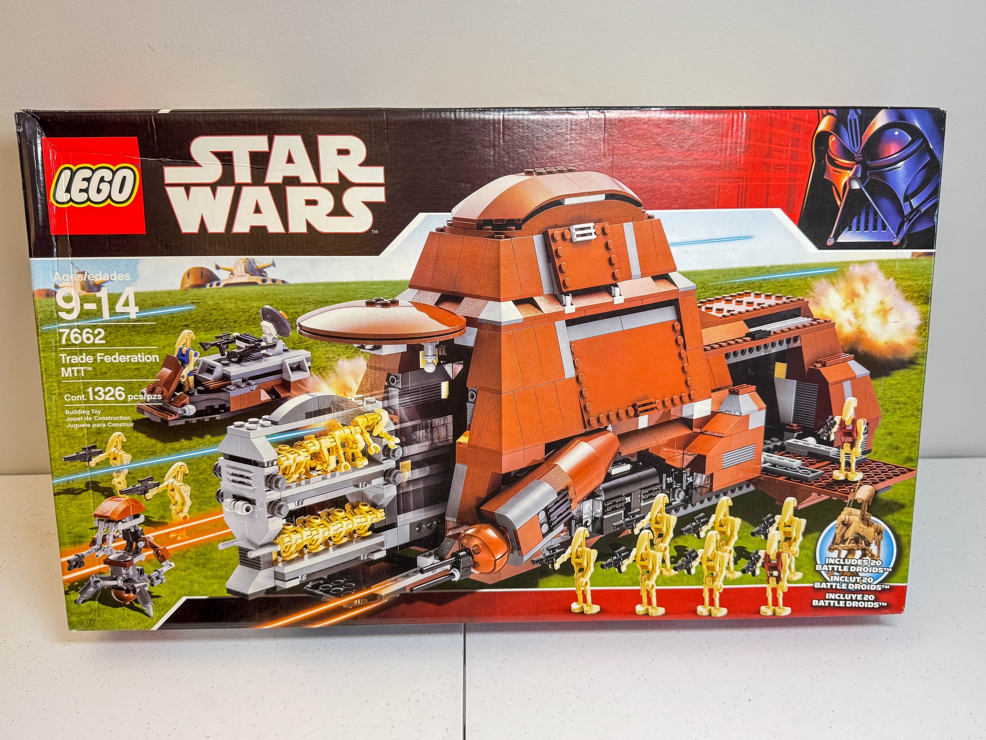 LEGO Star Wars Episode I Trade Federation MTT 7662 New Sealed