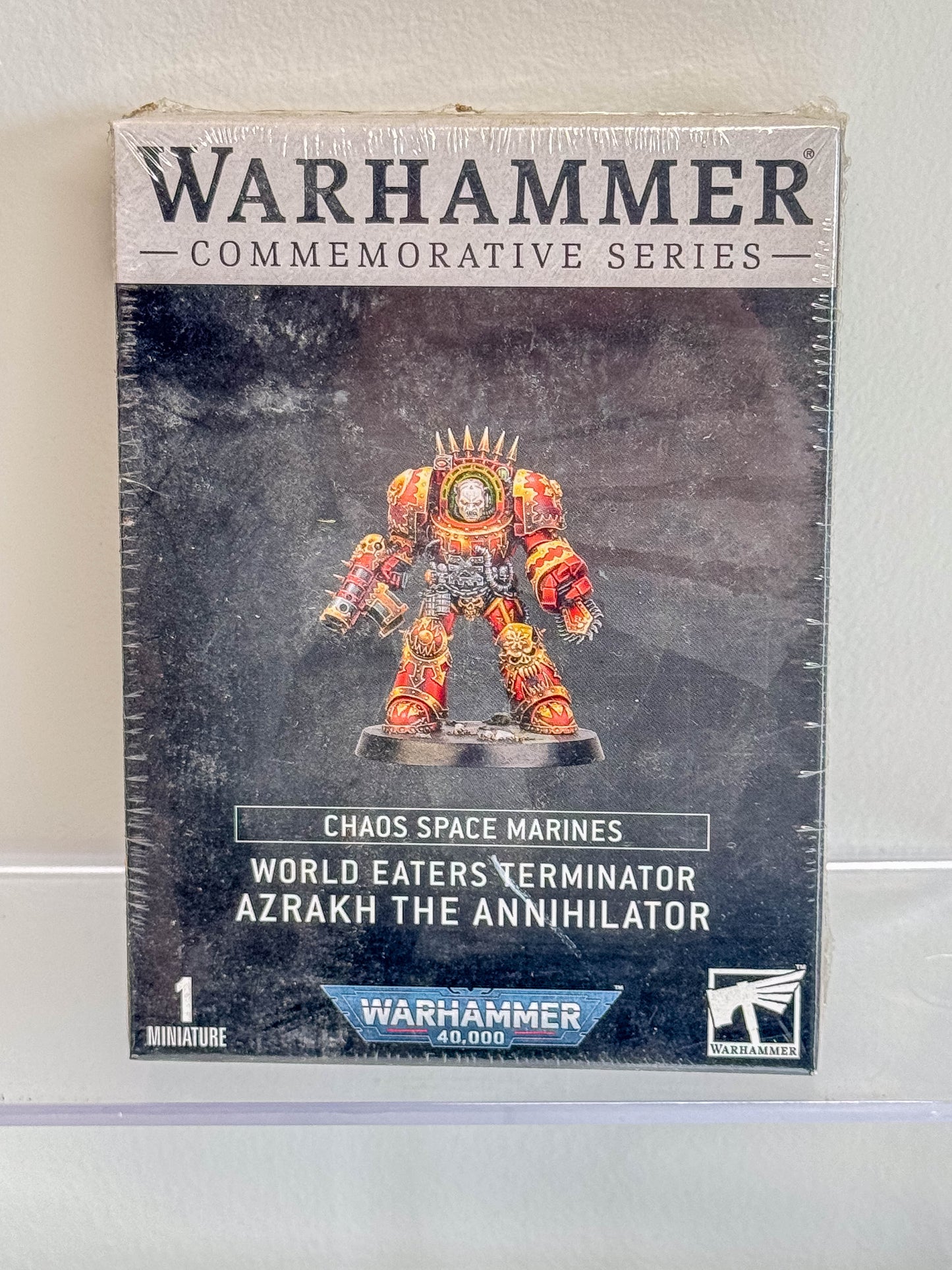 Azrakh The Annihilator World Eaters Warhammer 40k Commemorative Series NIB