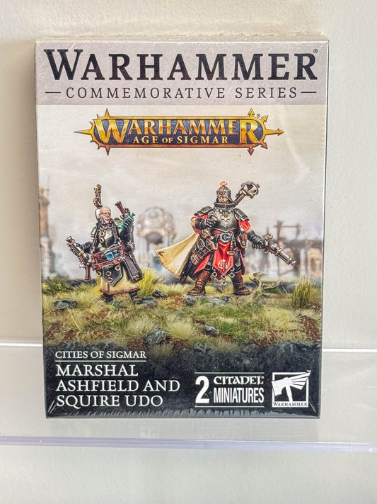 Marshal Ashfield and Squire Udo Cities of Sigmar Age of Sigmar Commemorative NIB