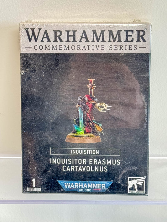 Inquisitor Erasmus Cartavolnus Agents of the Imperium 40K Commemorative Series