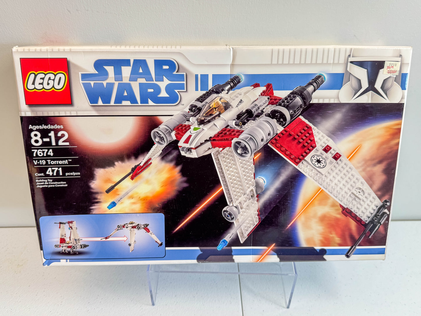 LEGO Star Wars The Clone Wars V-19 Torrent 7674 New Sealed