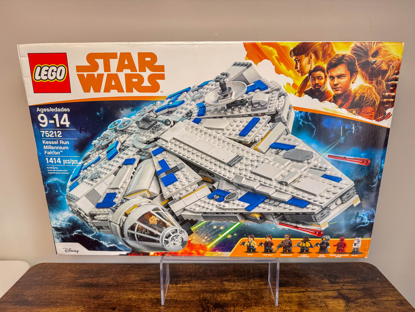 LEGO Star Wars Solo Kessel Run Millennium Falcon 75212 Open Box