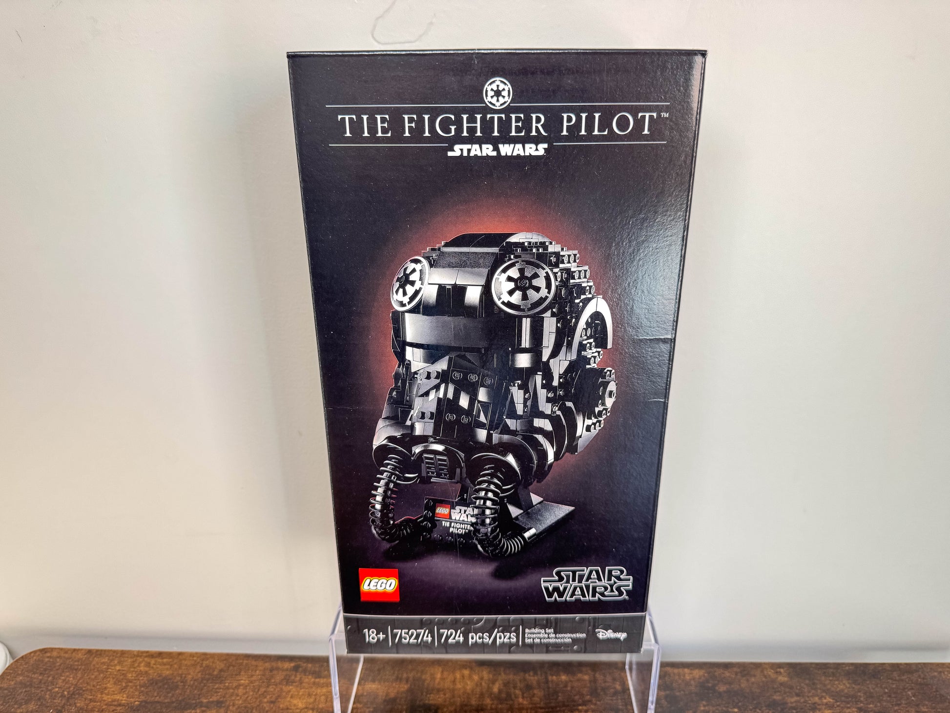 LEGO Star Wars Helmet Collection TIE Fighter Pilot 75274 Factory Sealed