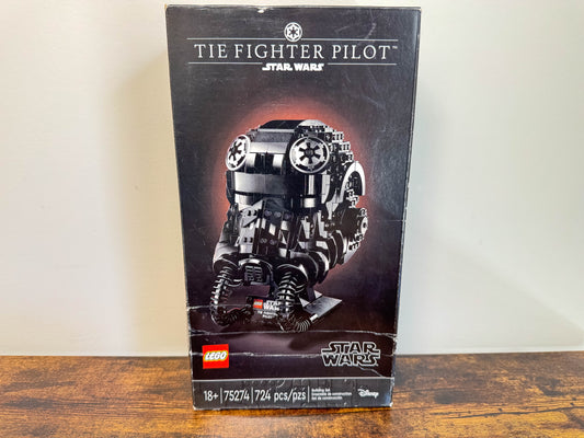 LEGO Star Wars Helmet Collection TIE Fighter Pilot 75274 Factory Sealed Unit #242