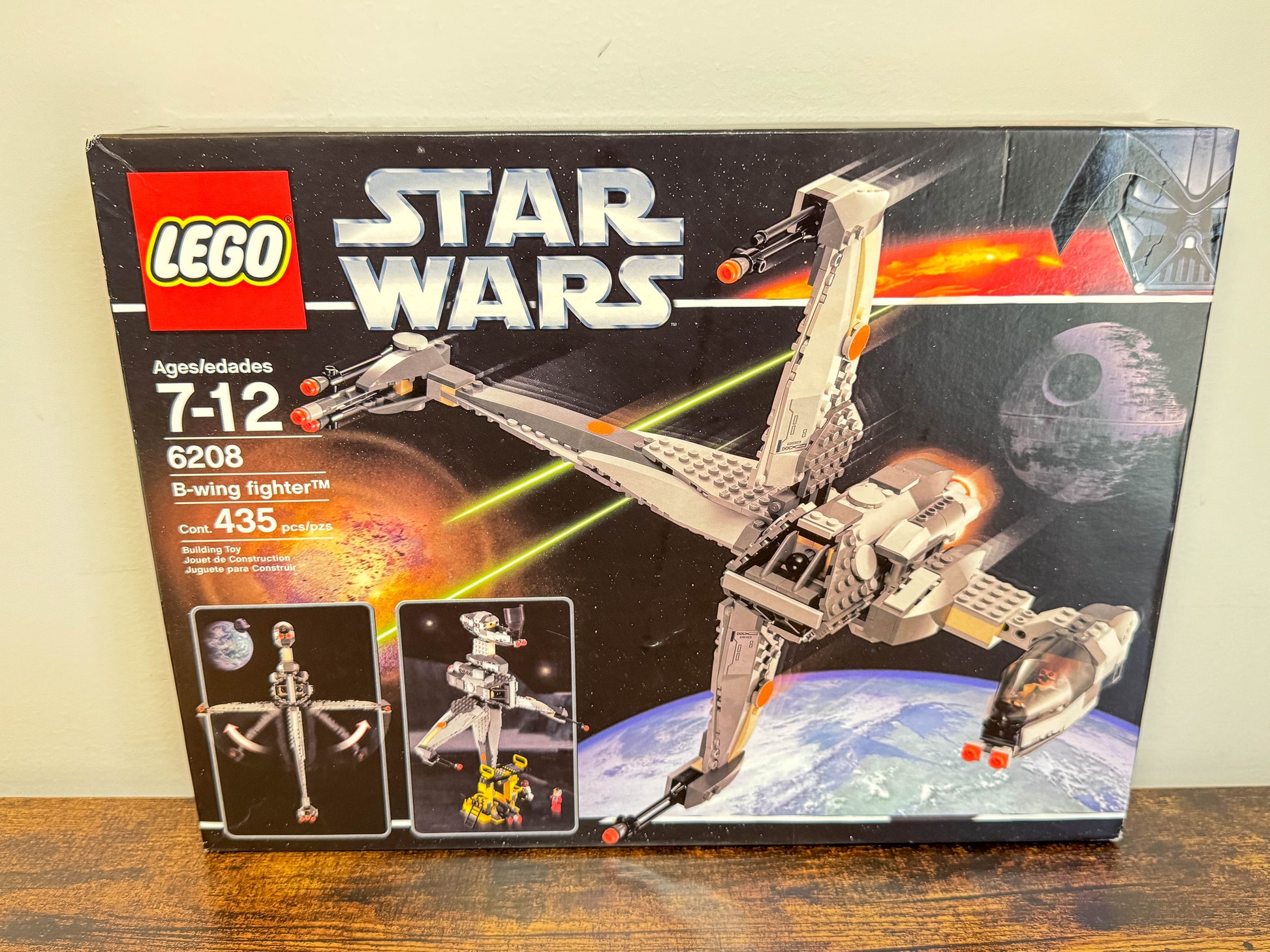 LEGO Star Wars Episode VI B-wing Fighter 6208 Factory Sealed Unit #272