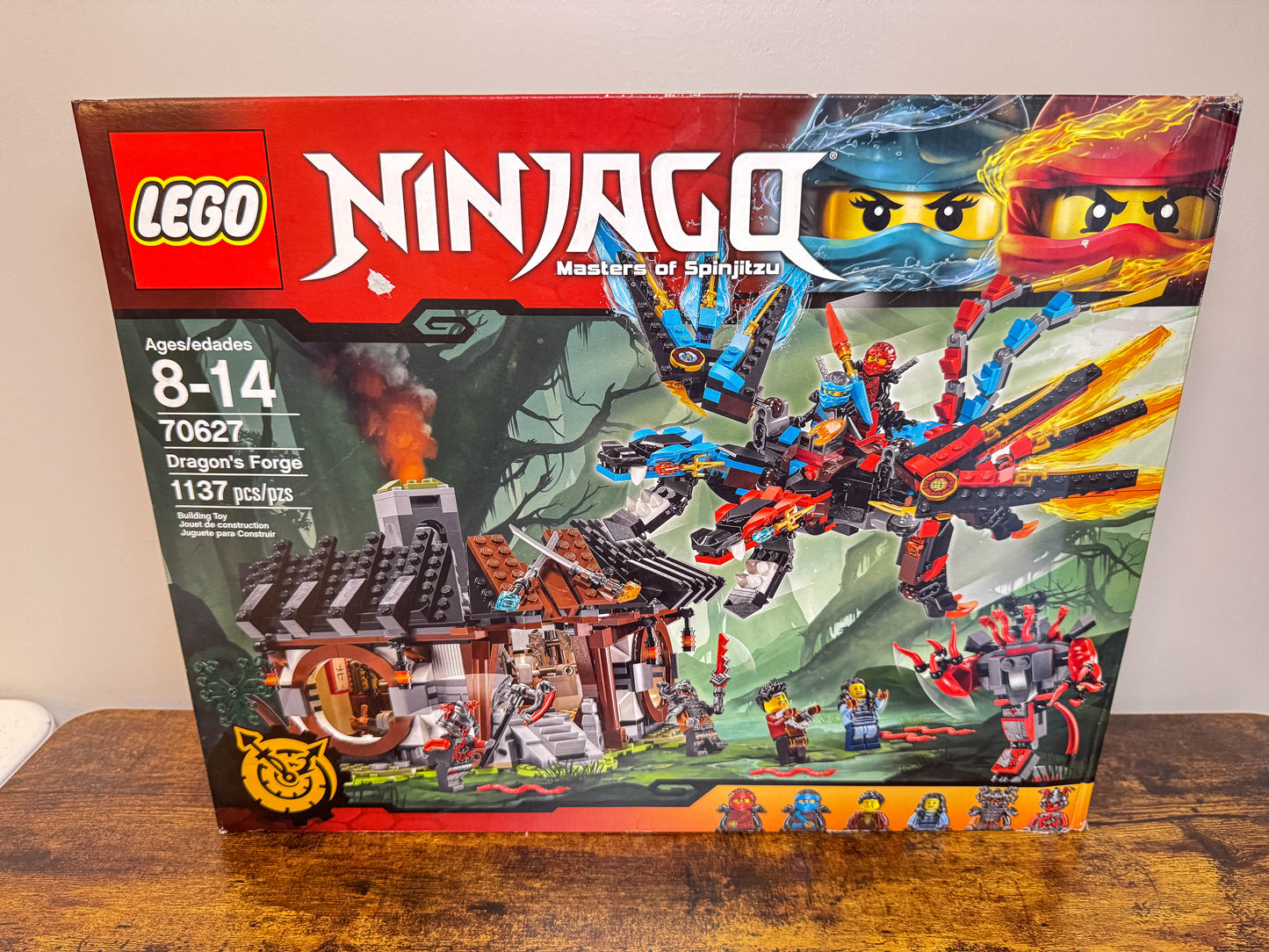 LEGO Ninjago The Hands of Time Dragon's Forge 70627 Factory Sealed Unit #280
