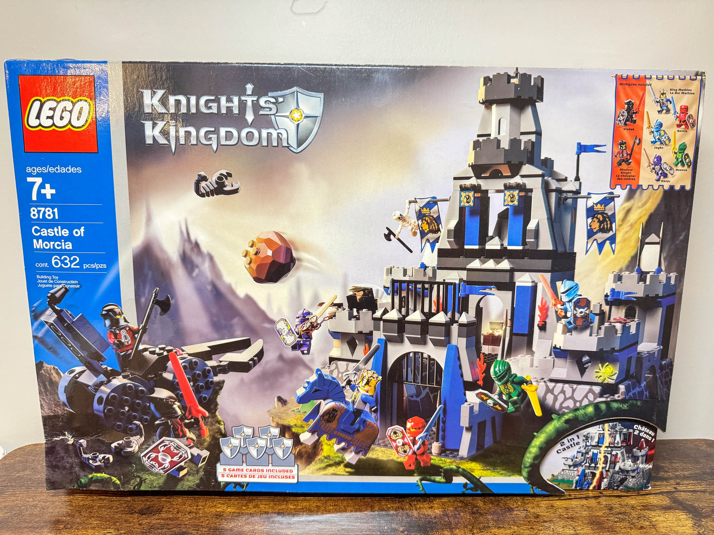 LEGO Castle Knights' Kingdom II The Castle of Morcia 8781 Open Box Sealed Bags Unit #286