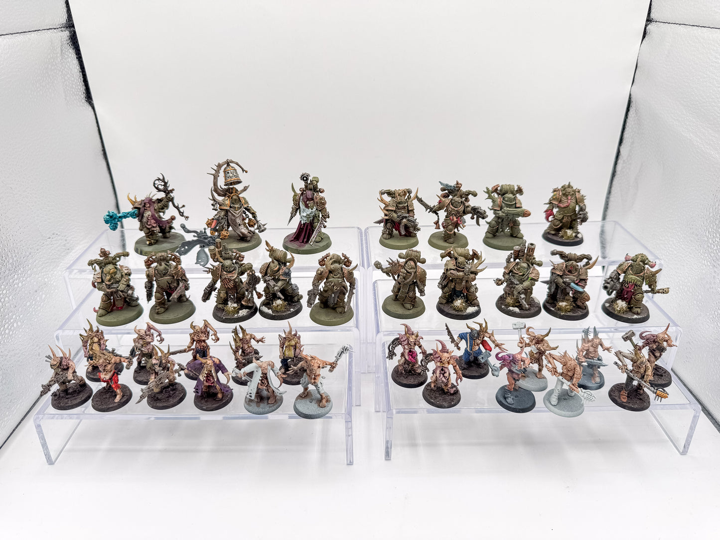 Plague Marines + Characters + Poxwalkers Death Guard Lot Warhammer 40k Unit #408