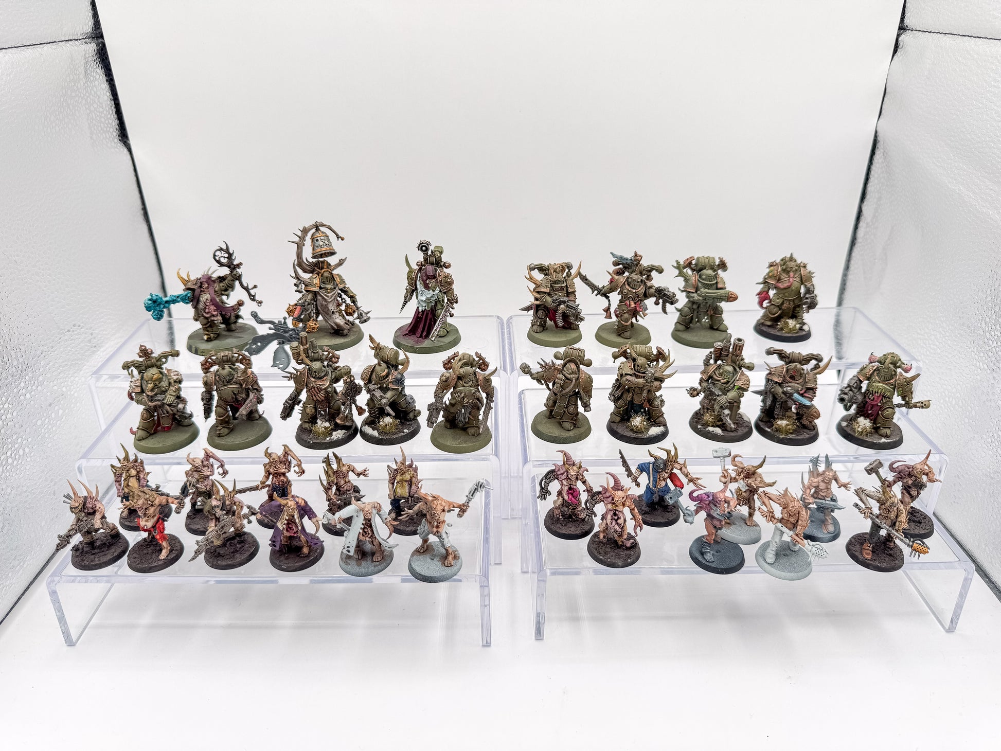 Plague Marines + Characters + Poxwalkers Death Guard Lot Warhammer 40k Unit #408