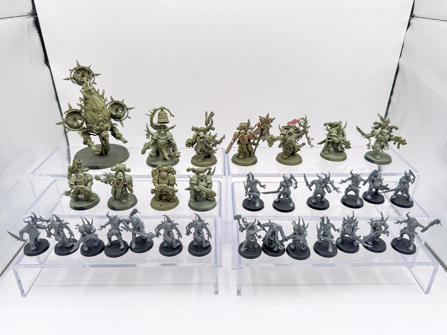 Plague Marines + Characters + Poxwalkers + Bloat Drone Death Guard Lot Unit #409
