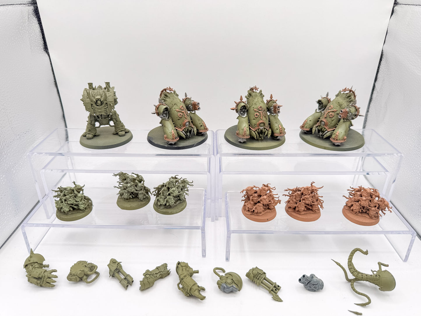 Myphitic Blight-haulers + Helbrute + Poxwalkers + Nurglings Death Guard Lot Unit #411