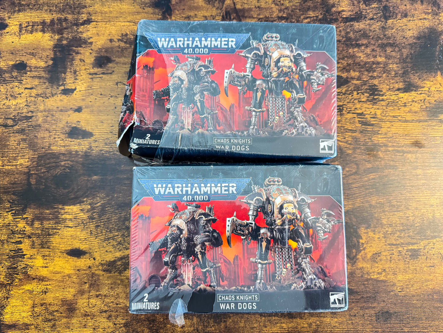 Wardogs x 2 Chaos Knights Warhammer 40k Games Workshop Unit #340