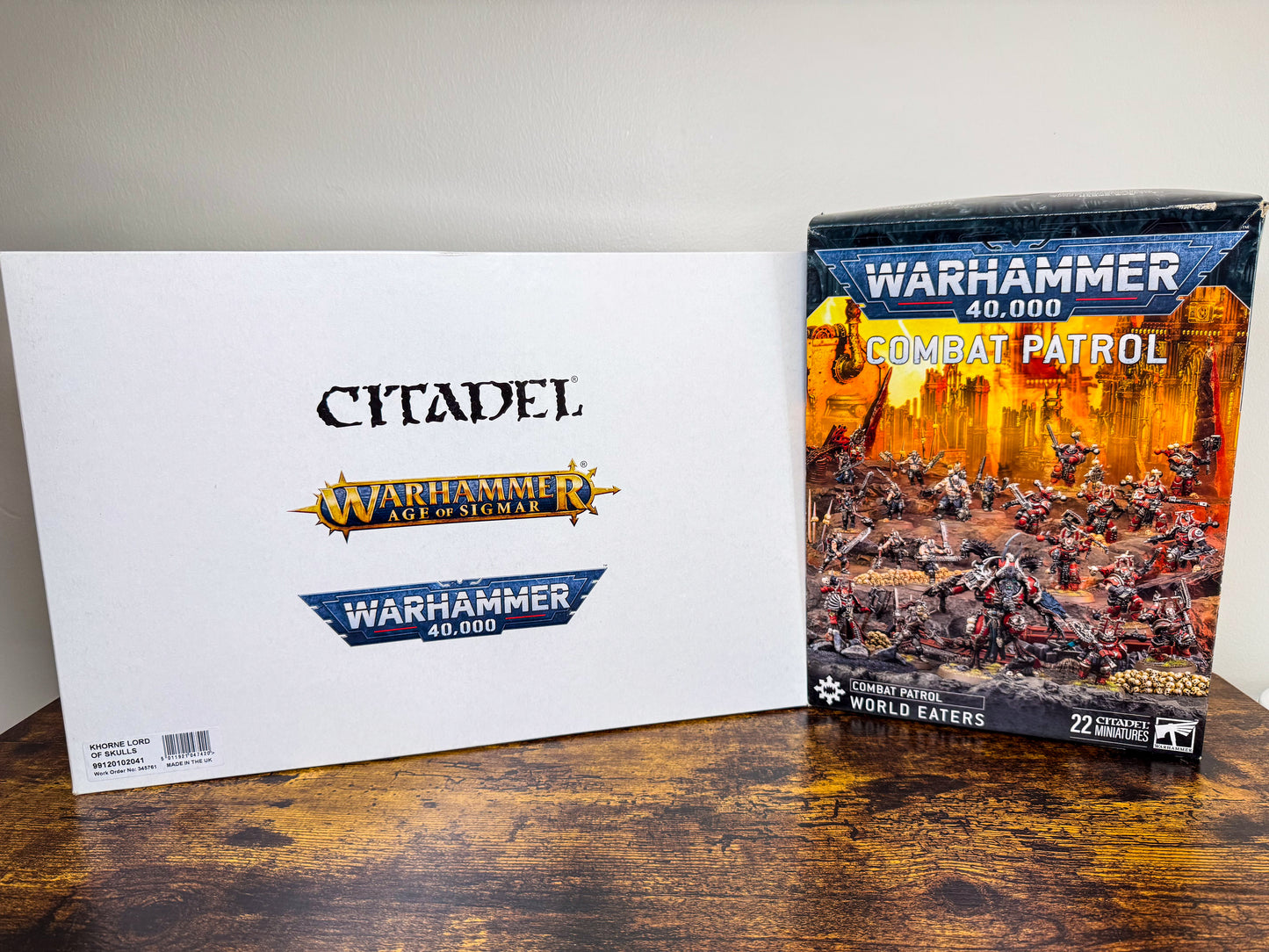 Lord of Skulls  + World Eaters Combat Patrol Army Lot Warhammer 40K Unit #431