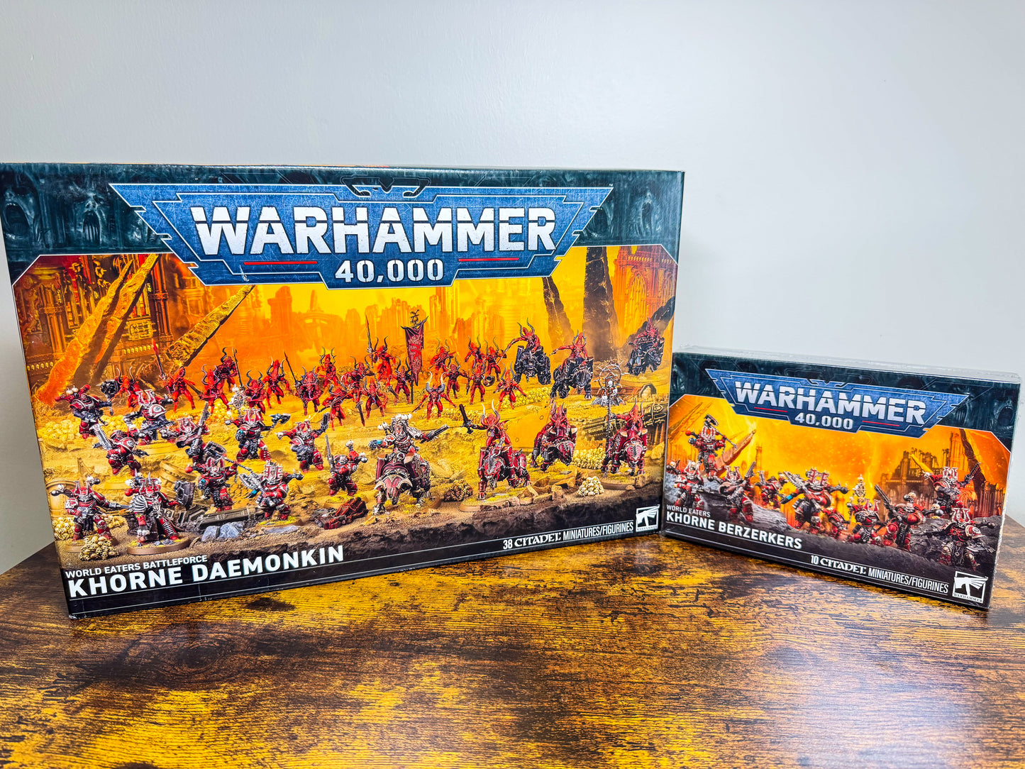 Khorne Daemonkin + Khorne Berzerkers World Eaters Army Lot Warhammer 40K Unit #432