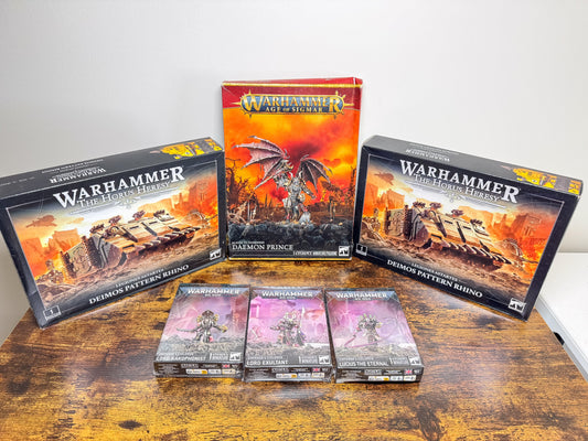 Daemon Prince Deimos Pattern Rhino Emperor's Children Army Lot Warhammer 40K Unit #444