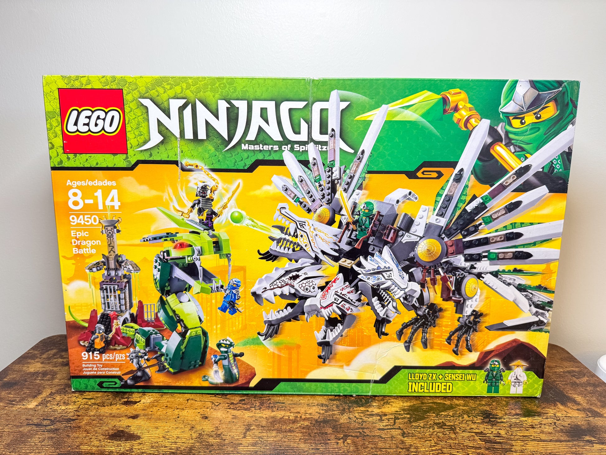 LEGO Ninjago Rise of the Snakes Epic Dragon Battle 9450 Factory Sealed Unit #345