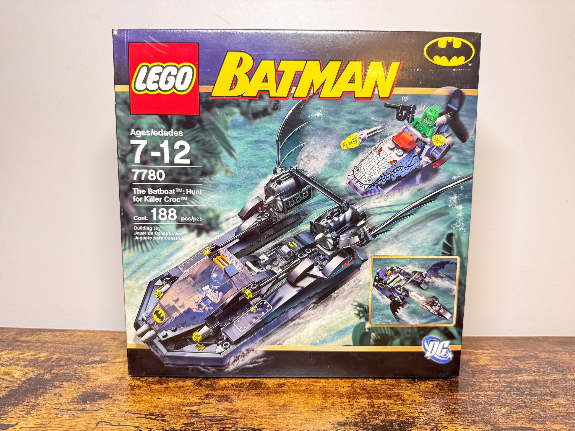 LEGO Batman The Batboat Hunt for Killer Croc 7780 Unit #434