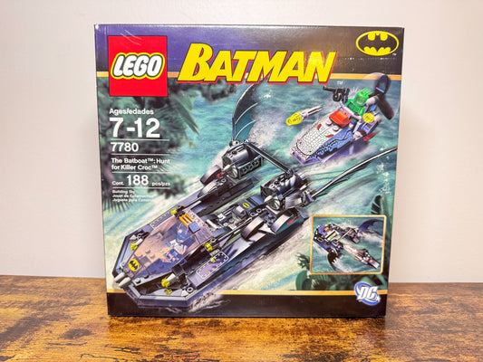 LEGO Batman The Batboat Hunt for Killer Croc 7780 Unit #434