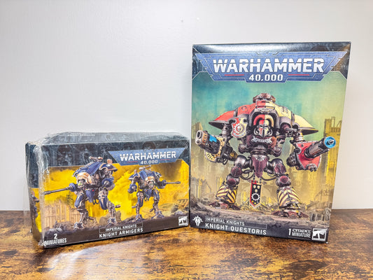 Knight Questoris 2025 Knight Armigers Imperial Knights Army Lot Warhammer 40K Unit #471