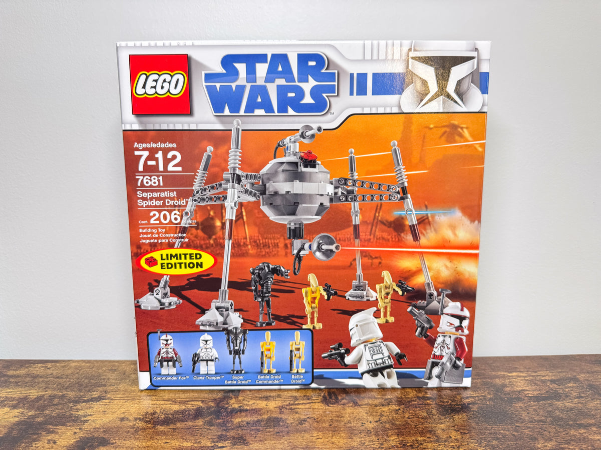 LEGO Star Wars The Clone Wars Separatist Spider Droid 7681 Factory Sealed Unit #468