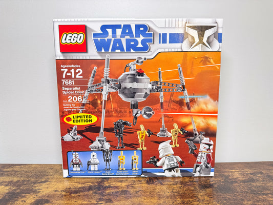 LEGO Star Wars The Clone Wars Separatist Spider Droid 7681 Factory Sealed Unit #468